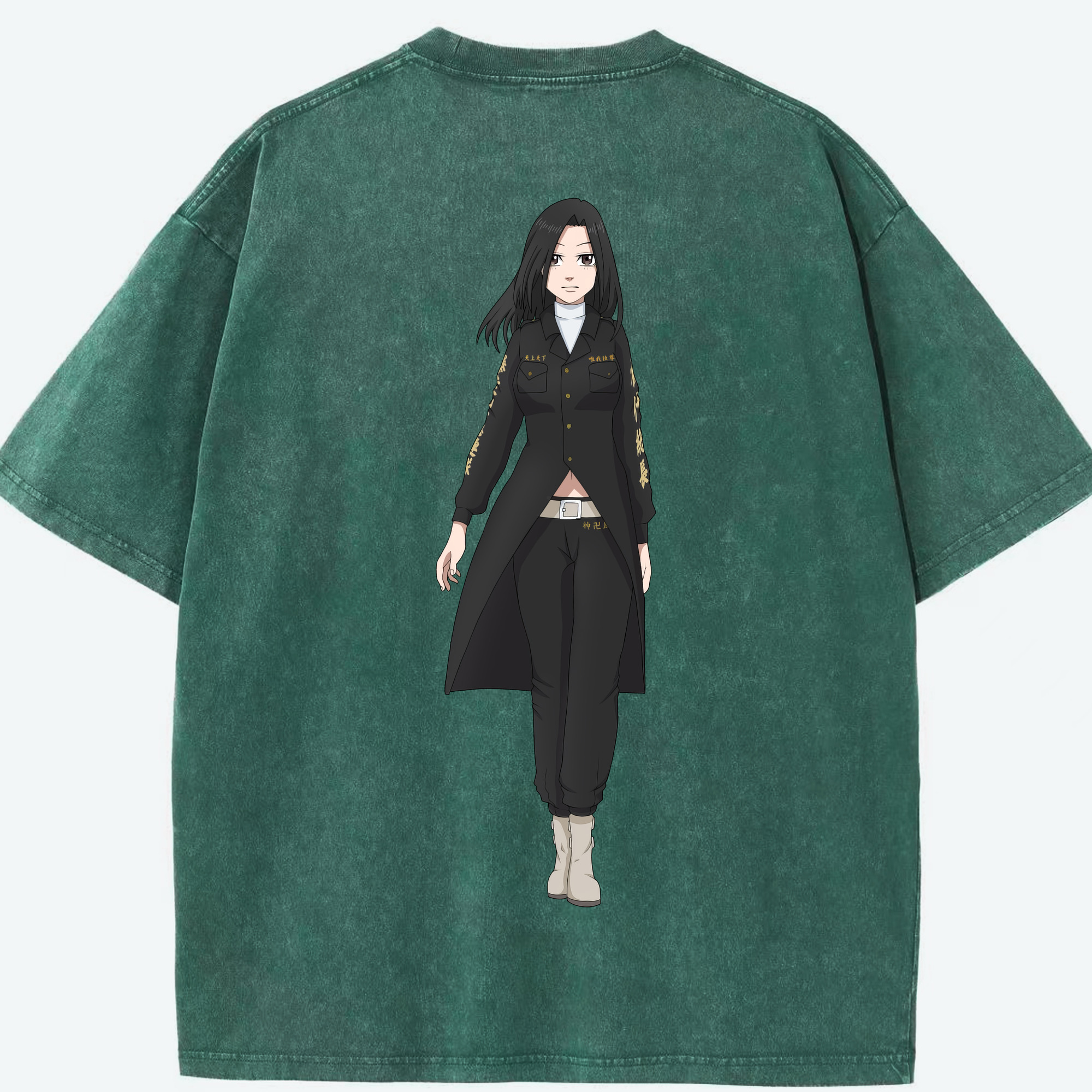 （画像用） 東京リベンジャーズ Tokyo Revengers 綿100% ヴィンテージ風 半袖Tシャツ（背面プリント）